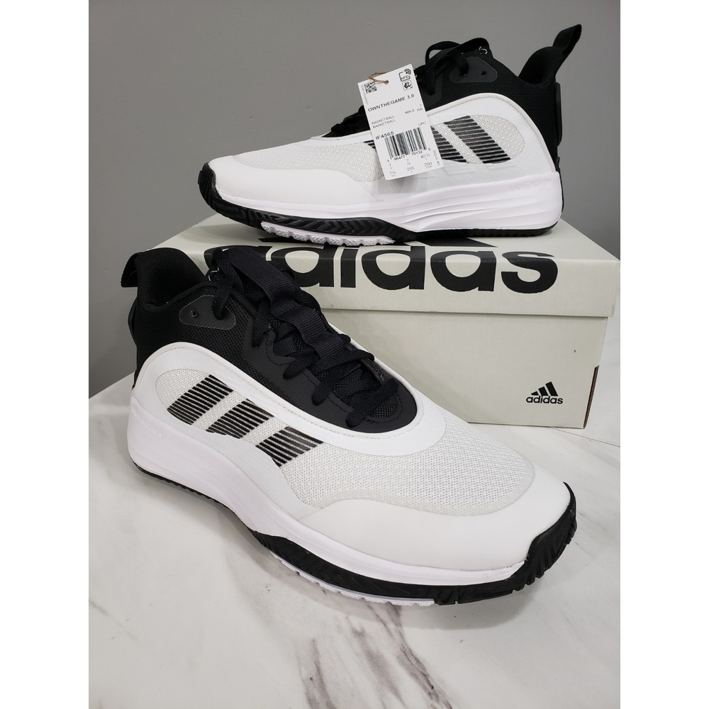 NEW SIZE 7.5 MEN'S - Shoes Adidas Ownthegame 3.0 IF4565 Basketball White